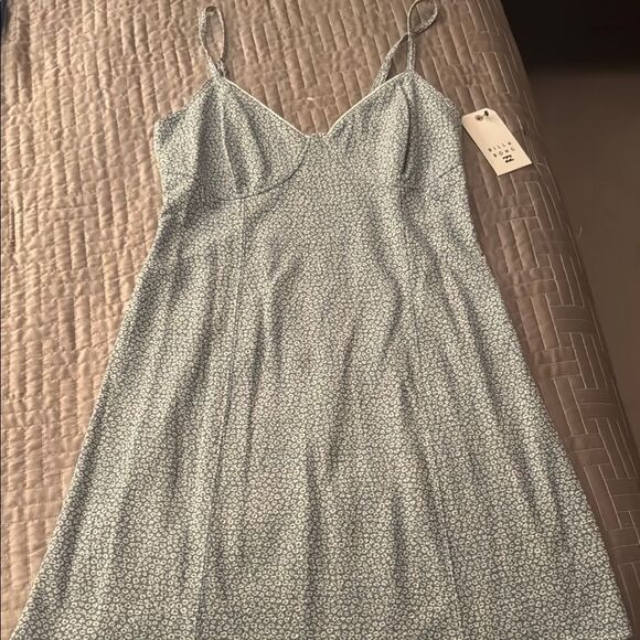 Billabong Blue Patterned Dress - Picture 1 of 4